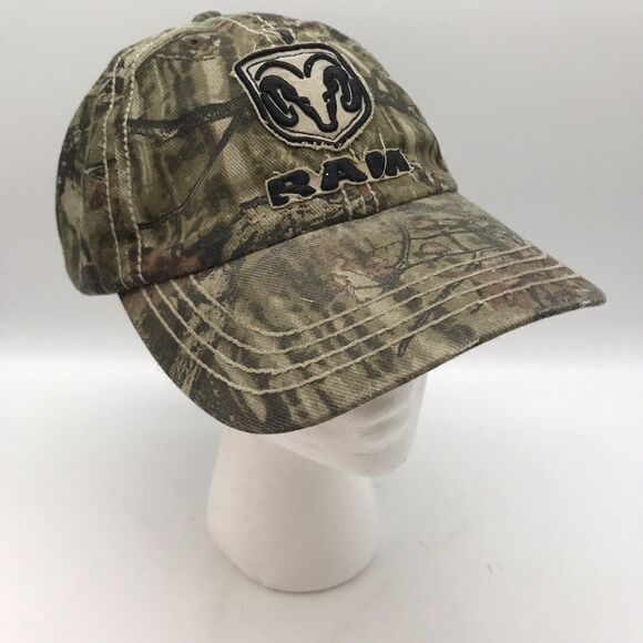 Dodge RAM Truck Camo Hat Strapback Embroidered Logo Camouflage Unisex Cap - Picture 2 of 11